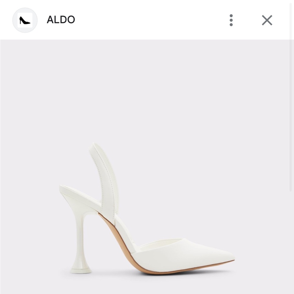 Aldo slingback pointy toe heels